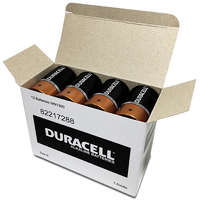 Duracell D Coppertop Alkaline Batteries Box 12