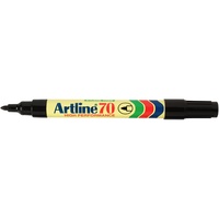 Artline 70 Permanent Marker 1.5mm Bullet Point Black
