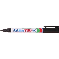 Artline 700 Permanent Marker 0.7mm Bullet Nib Black Box 12
