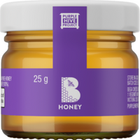 B Honey Mini Glass Jar Portion 25g Carton 30