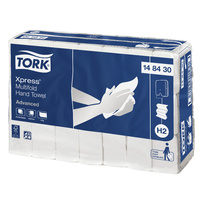 Tork H2 Xpress Multifold Hand Towel Slimline Advanced 185 Sheets Pack 21 