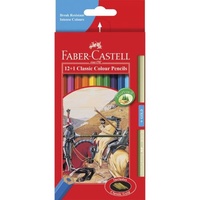 Faber-Castell Classic Coloured Pencils With Bonus Gold 12+1