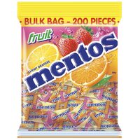 Mentos Fruit Pillowpack Bag 540gm / 200 Pieces