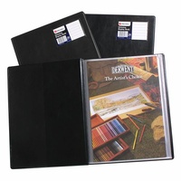 Rexel Slimview Display Book A4 24 Pocket Black 