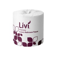 Livi Impressa Toilet Paper Core Scented 2 Ply 400 Sheet Carton 48