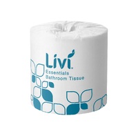 Livi Essentials Toilet Paper 2 Ply 400 Sheet Carton 48
