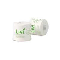 Livi Basics Toilet Paper 2 Ply 400 Sheet Carton 48