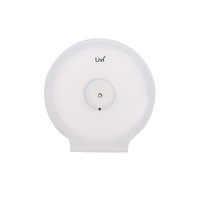 Livi 5504 Jumbo Toilet Tissue Dispenser Single White
