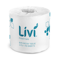 Livi Essentials Toilet Paper 2 Ply 700 Sheet Carton 48
