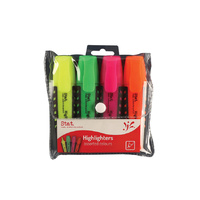 Stat Highlighter Assorted Colours Wallet 4