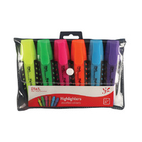 Highlighter Assorted Colours Wallet 6