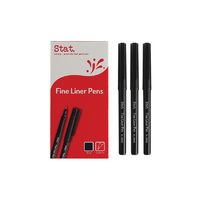 Fineliner Pen Fibre Tip 0.4mm Blue Box 12