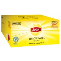 Lipton Yellow Label Tea Bag Enveloped Portions Carton 1200