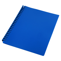 Display Book A4 Refillable Navy Blue 20 Page