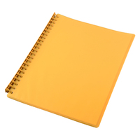 Sovereign Display Book A4 Refillable Yellow 20 Page