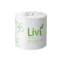 Livi Everyday Toilet Paper 2 Ply 700 Sheet Carton 48