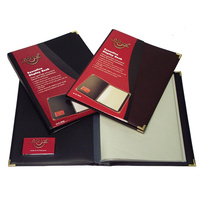 Waterville Executive Display Book A4 20 Pocket Black