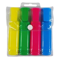Highlighter Assorted Colours Wallet 4