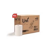 Livi Everyday Roll Hand Towel 1 Ply 80m Carton 16