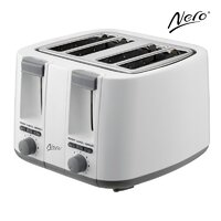 Nero White Toaster 4 Slice 