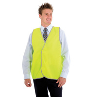Zions Safety Vest Fluoro Yellow Large Day Use