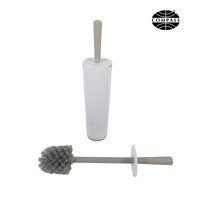 White &amp; Grey Plastic Toilet Brush