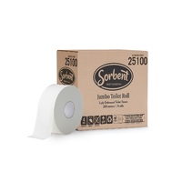 Sorbent Professional Jumbo Toilet Paper Roll 2 Ply 250m Carton 8