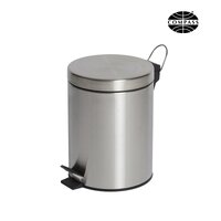 Compass Round Stainless Steel Pedal Bin 5L