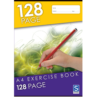 Sovereign Exercise Book A4 8mm Ruled 128 Page 