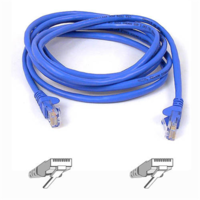 Belkin RJ45 CAT5e Copper Patch Ethernet Cable 1 Metre Blue