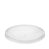 Round Plastic Container Lids Clear Carton 500