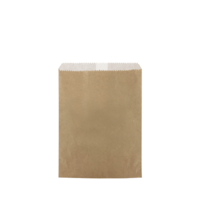 Paper Bag GPL 1/2 Square Brown 150x140mm Pack 500