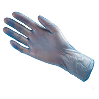 Vinyl Gloves Powder Free Blue Large Box 100