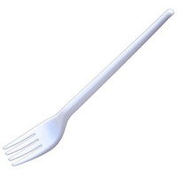 Plastic Forks White Pack 100