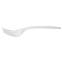 Plastic Forks White Box 1000