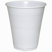 Plastic Water Cups 6oz / 200ml White Carton 1000