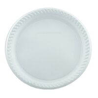 Plastic Dinner Plates 230mm White Pack 50