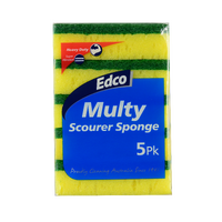 Edco Multy Scouring Sponge Carton 120 (5 x 24)