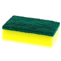 Edco Scourer Sponge Yellow & Green Carton 96