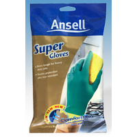 Ansell Cotton Lined Super Gloves Medium Pair