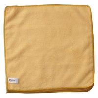Oates Value Microfibre Cloth Yellow Pack 10