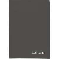 Bath Salts 30gm Charcoal Boxed Carton 250