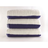 Luxury Cabana Blue & White Stripe Pool Towel