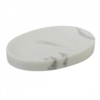 Soap Dish Marble Resin Oval 139x103x20mm 