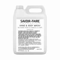 Savoir-Faire Hand & Body Wash 2x5L Refill Bottles