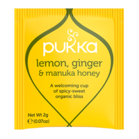 Pukka Lemon, Ginger & Manuka Honey Tea Carton 80